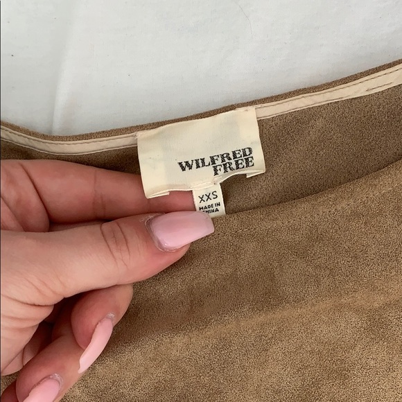 Brown suede dress - Picture 2 of 2